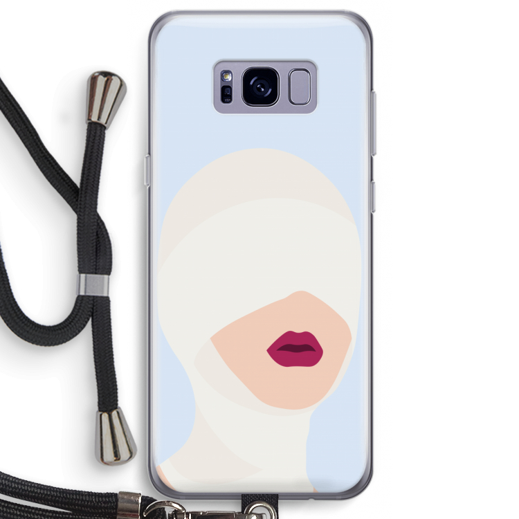 Incognito: Samsung Galaxy S8 Plus Transparant Hoesje met koord