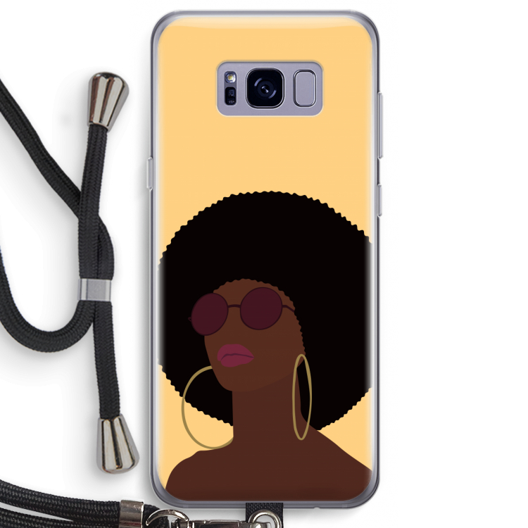 Golden hour: Samsung Galaxy S8 Plus Transparant Hoesje met koord