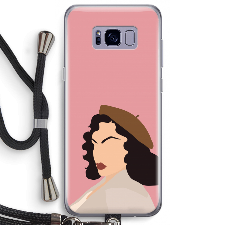 Confidence: Samsung Galaxy S8 Plus Transparant Hoesje met koord