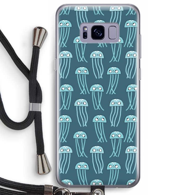 Kwallie: Samsung Galaxy S8 Plus Transparant Hoesje met koord