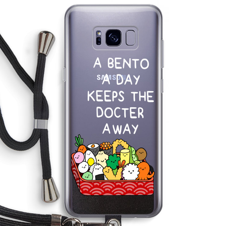 Bento a day: Samsung Galaxy S8 Plus Transparant Hoesje met koord