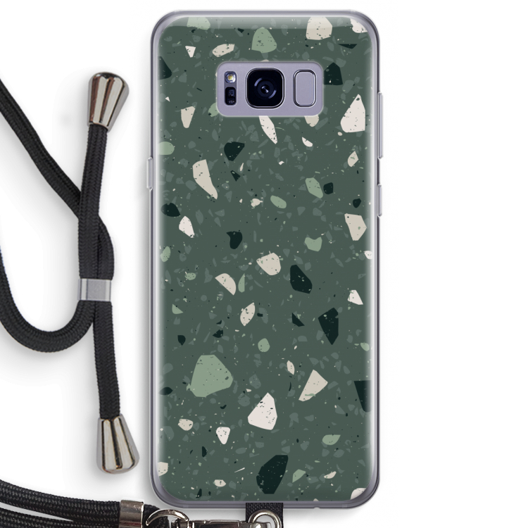 Terrazzo N°19: Samsung Galaxy S8 Plus Transparant Hoesje met koord