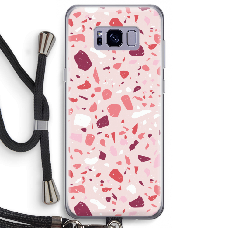 Terrazzo N°15: Samsung Galaxy S8 Plus Transparant Hoesje met koord