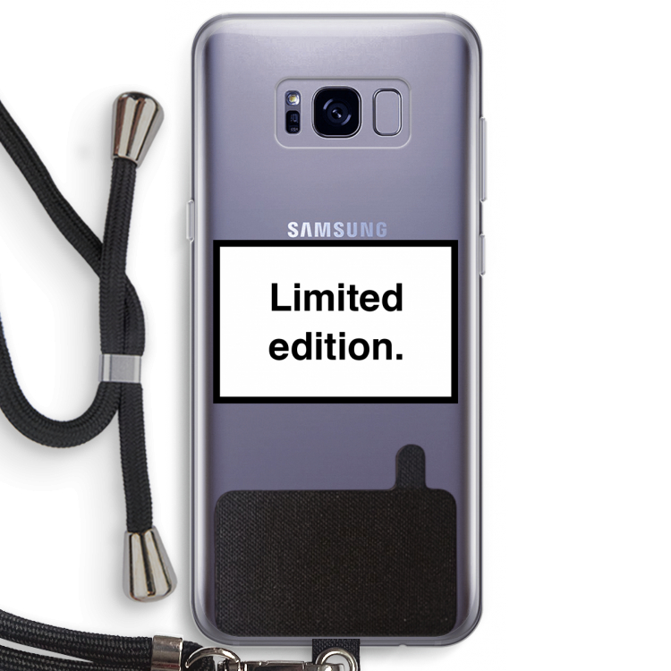 Limited edition: Samsung Galaxy S8 Plus Transparant Hoesje met koord