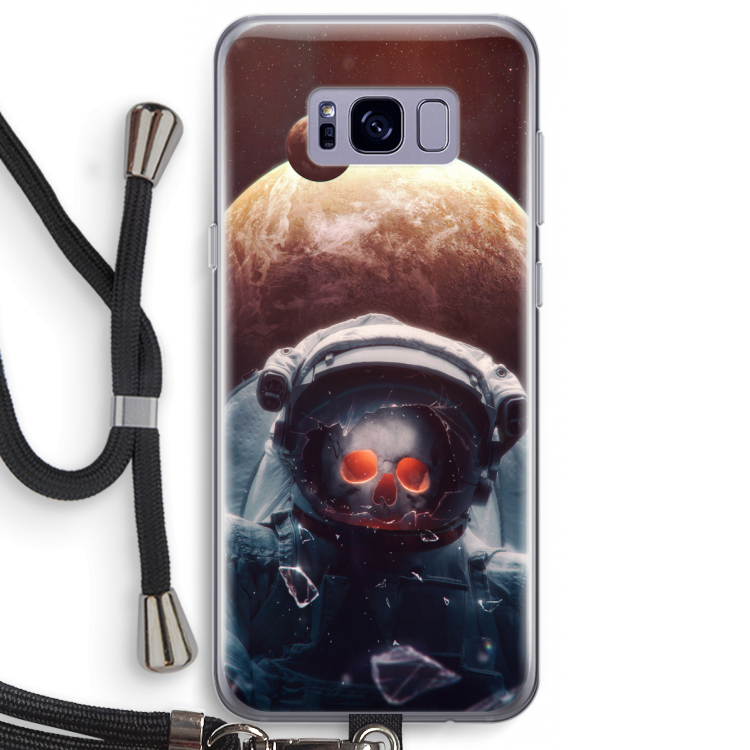 Voyager: Samsung Galaxy S8 Plus Transparant Hoesje met koord
