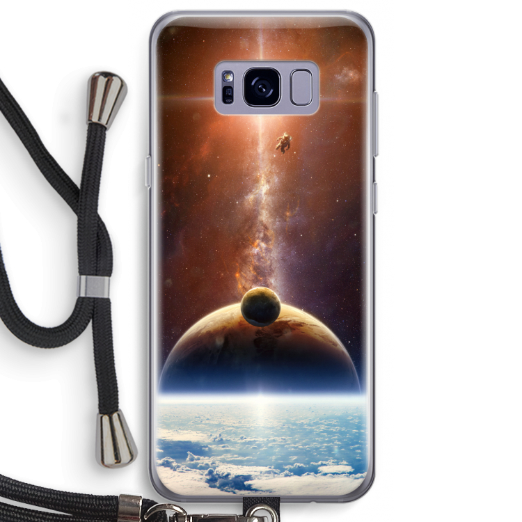 Omicron 2019: Samsung Galaxy S8 Plus Transparant Hoesje met koord