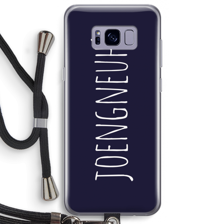Joengneuh!: Samsung Galaxy S8 Plus Transparant Hoesje met koord