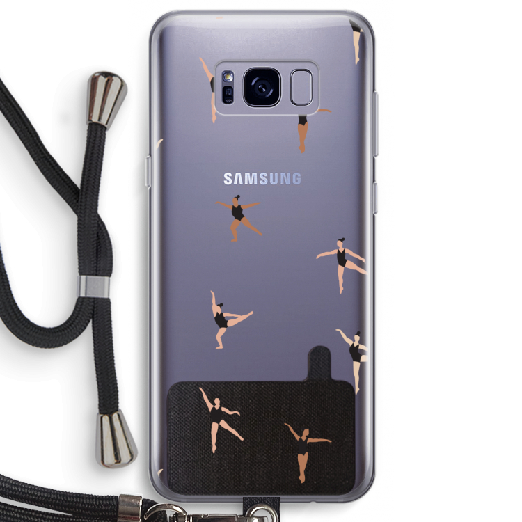 Dancing #1: Samsung Galaxy S8 Plus Transparant Hoesje met koord