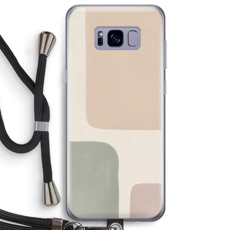 Geo #7: Samsung Galaxy S8 Plus Transparant Hoesje met koord