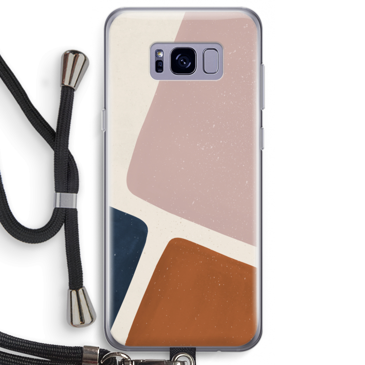 Geo #2: Samsung Galaxy S8 Plus Transparant Hoesje met koord
