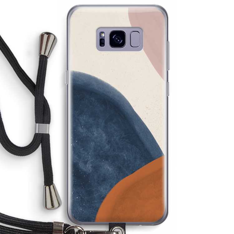 Geo #1: Samsung Galaxy S8 Plus Transparant Hoesje met koord
