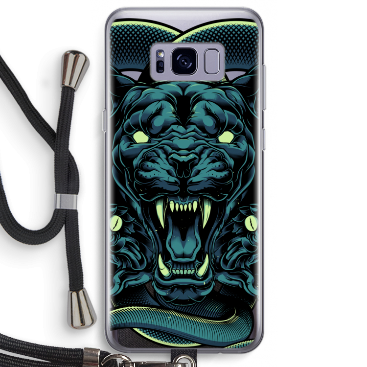 Cougar and Vipers: Samsung Galaxy S8 Plus Transparant Hoesje met koord