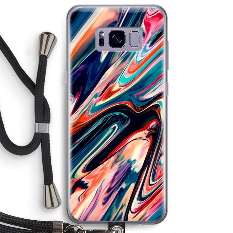Quantum Being: Samsung Galaxy S8 Plus Transparant Hoesje met koord