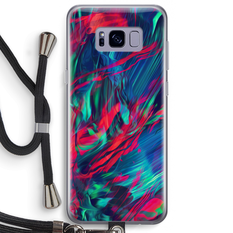 Pilgrims Of The Sea: Samsung Galaxy S8 Plus Transparant Hoesje met koord