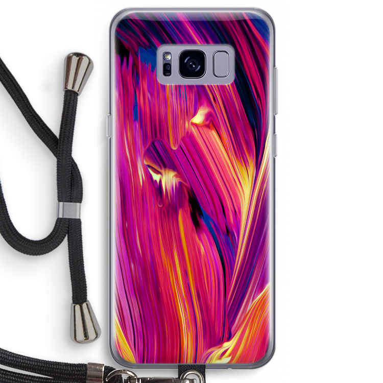 Phoenix: Samsung Galaxy S8 Plus Transparant Hoesje met koord