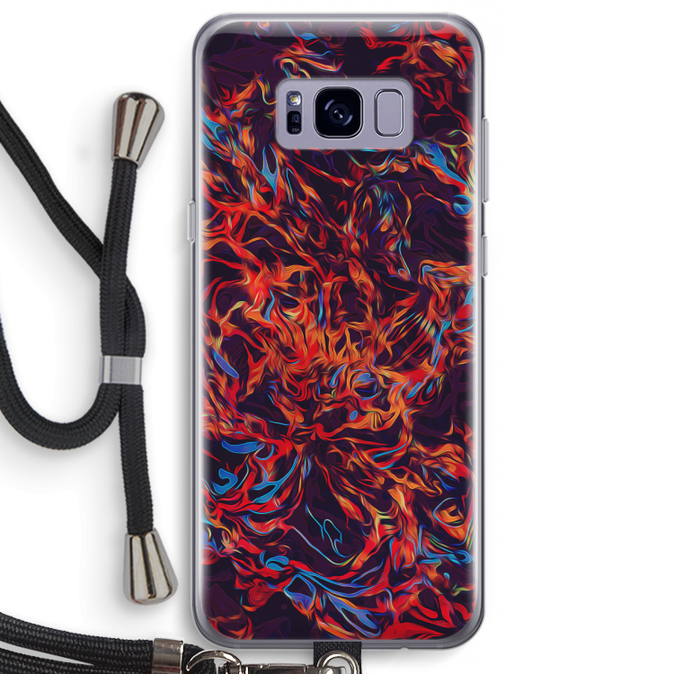 Lucifer: Samsung Galaxy S8 Plus Transparant Hoesje met koord