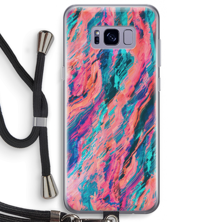 Electric Times: Samsung Galaxy S8 Plus Transparant Hoesje met koord