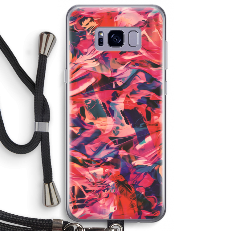 California: Samsung Galaxy S8 Plus Transparant Hoesje met koord