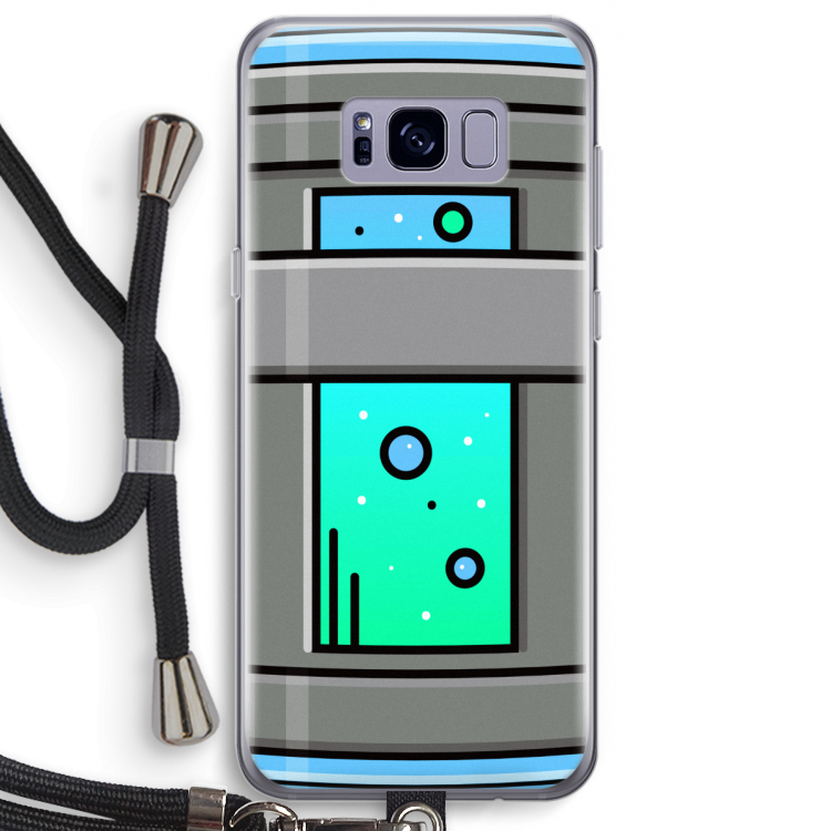Chug Bottle: Samsung Galaxy S8 Plus Transparant Hoesje met koord