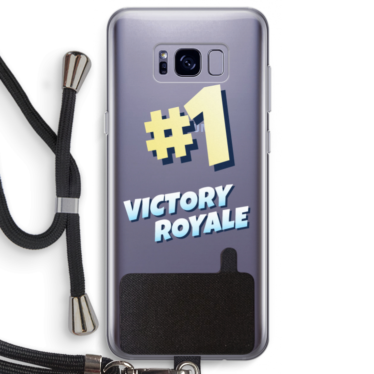 Victory Royale: Samsung Galaxy S8 Plus Transparant Hoesje met koord