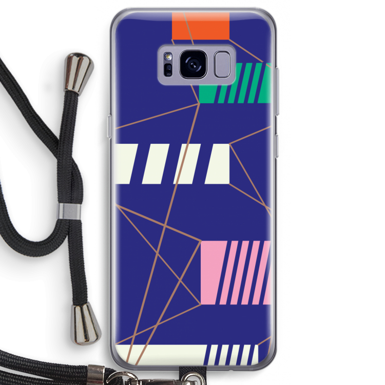 Gestalte 5: Samsung Galaxy S8 Plus Transparant Hoesje met koord