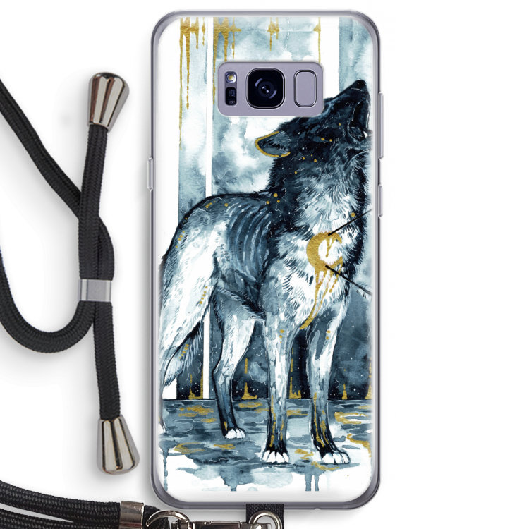 Bleeding Soul: Samsung Galaxy S8 Plus Transparant Hoesje met koord