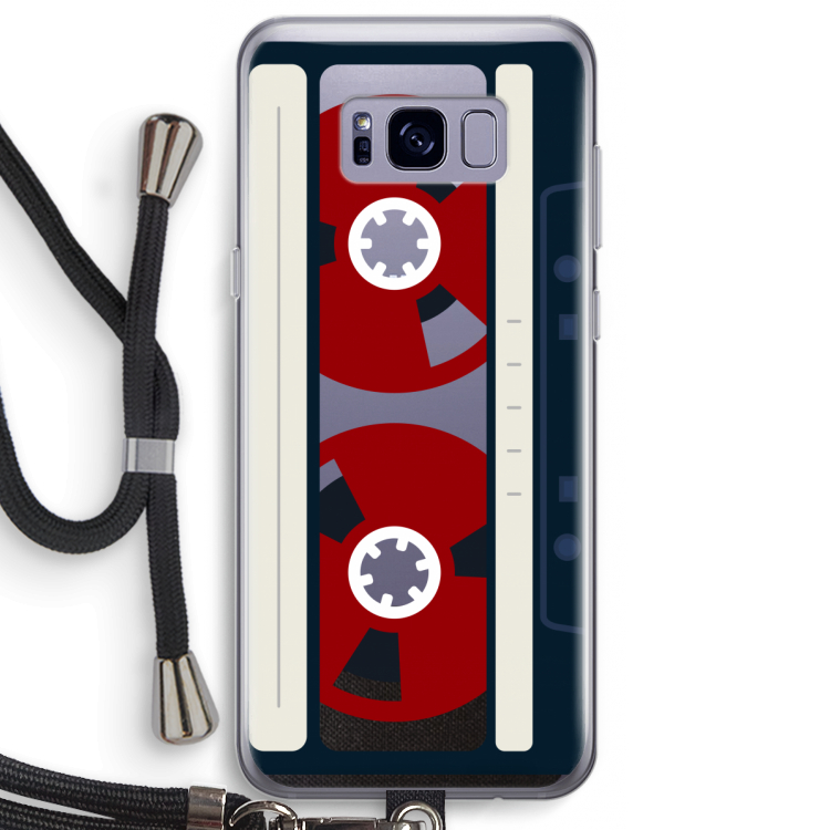Here's your tape: Samsung Galaxy S8 Plus Transparant Hoesje met koord