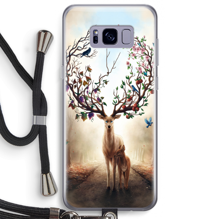 Seasons Change: Samsung Galaxy S8 Plus Transparant Hoesje met koord