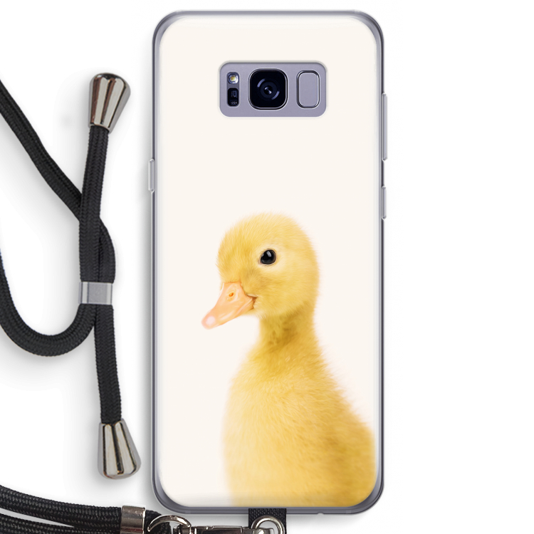 Duke: Samsung Galaxy S8 Plus Transparant Hoesje met koord