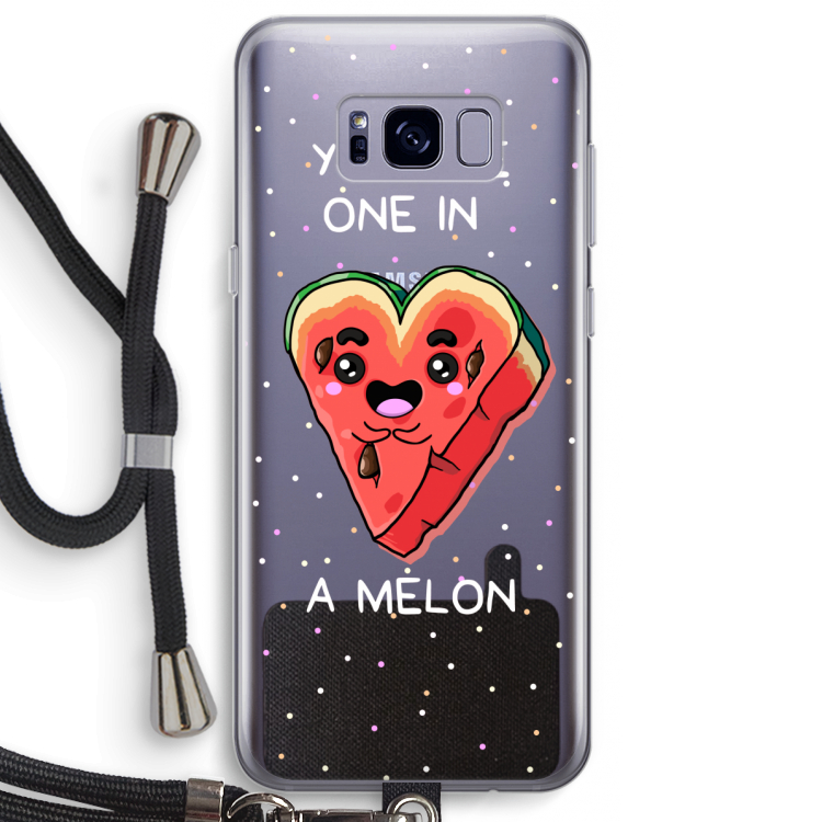 One In A Melon: Samsung Galaxy S8 Plus Transparant Hoesje met koord