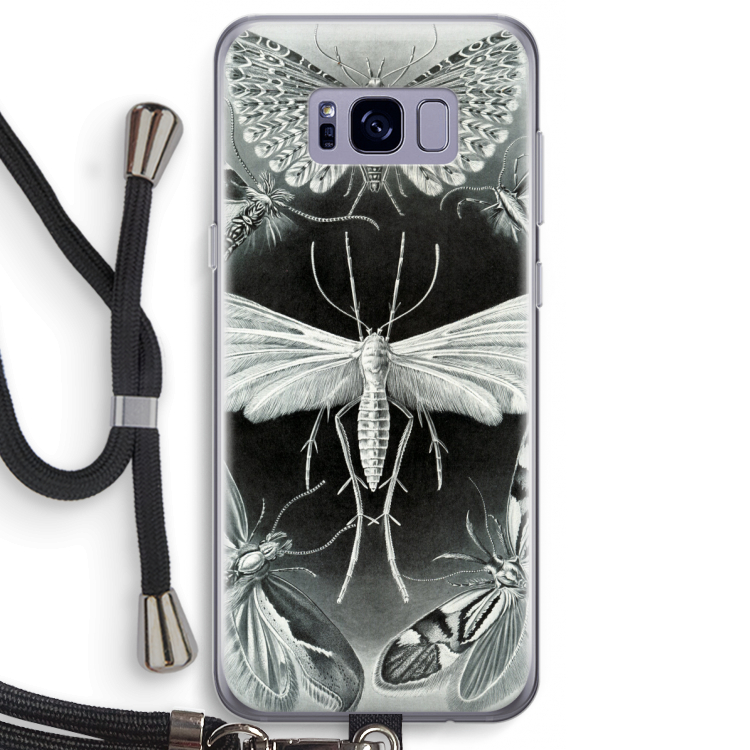 Haeckel Tineida: Samsung Galaxy S8 Plus Transparant Hoesje met koord