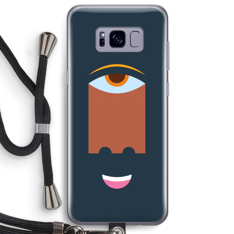 Mono M: Samsung Galaxy S8 Plus Transparant Hoesje met koord