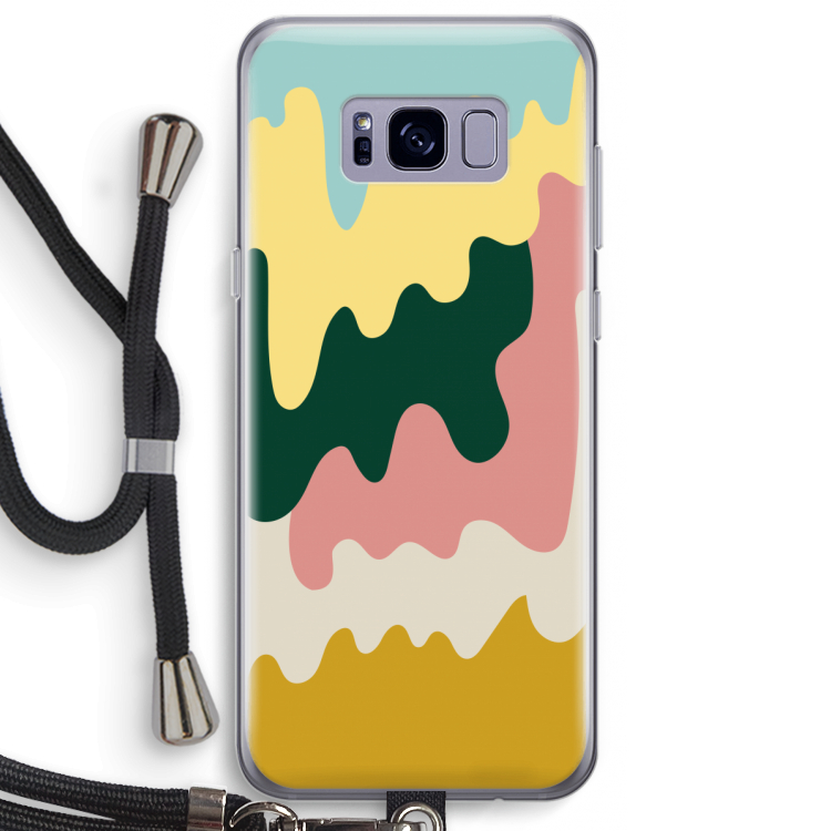 Baar B: Samsung Galaxy S8 Plus Transparant Hoesje met koord