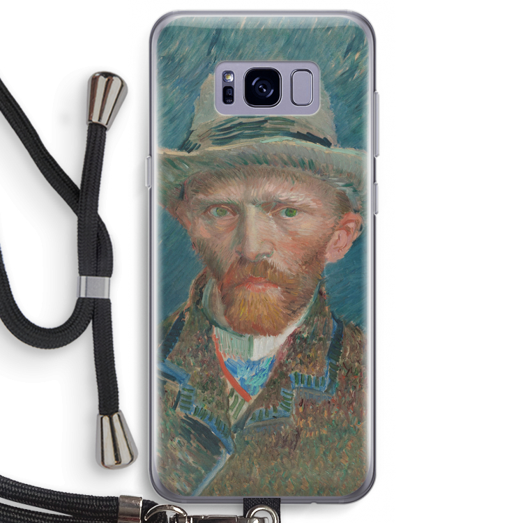 Van Gogh: Samsung Galaxy S8 Plus Transparant Hoesje met koord