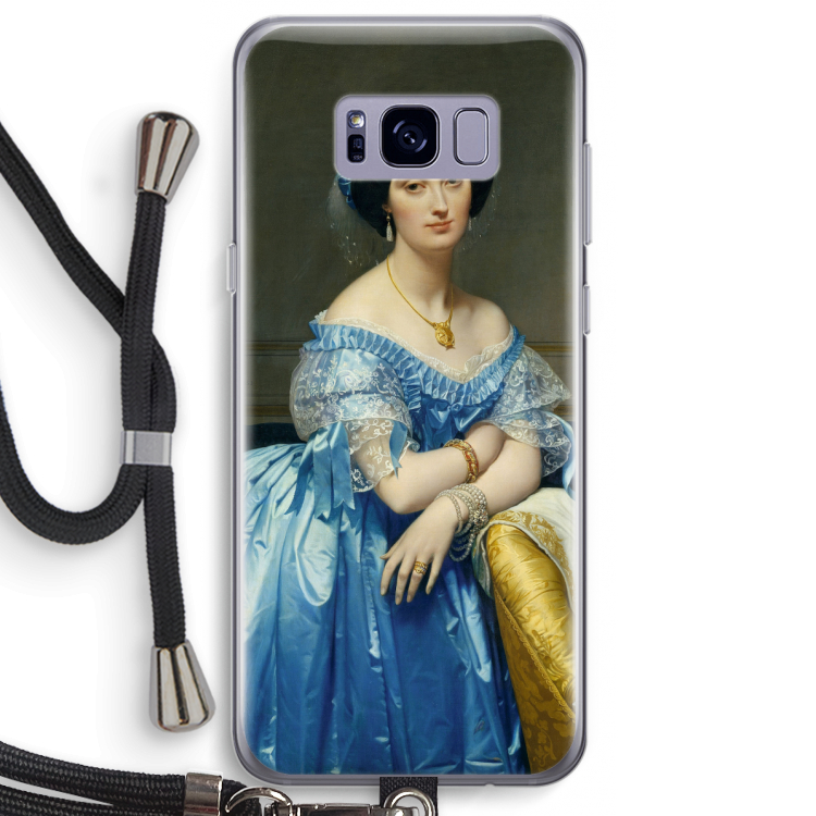 Eleonore: Samsung Galaxy S8 Plus Transparant Hoesje met koord