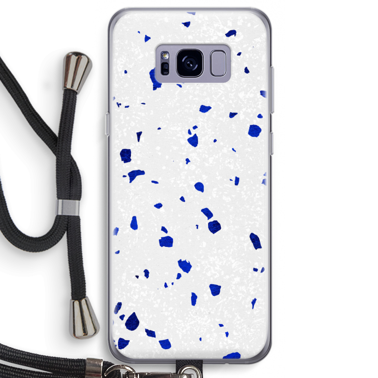 Terrazzo N°5: Samsung Galaxy S8 Plus Transparant Hoesje met koord