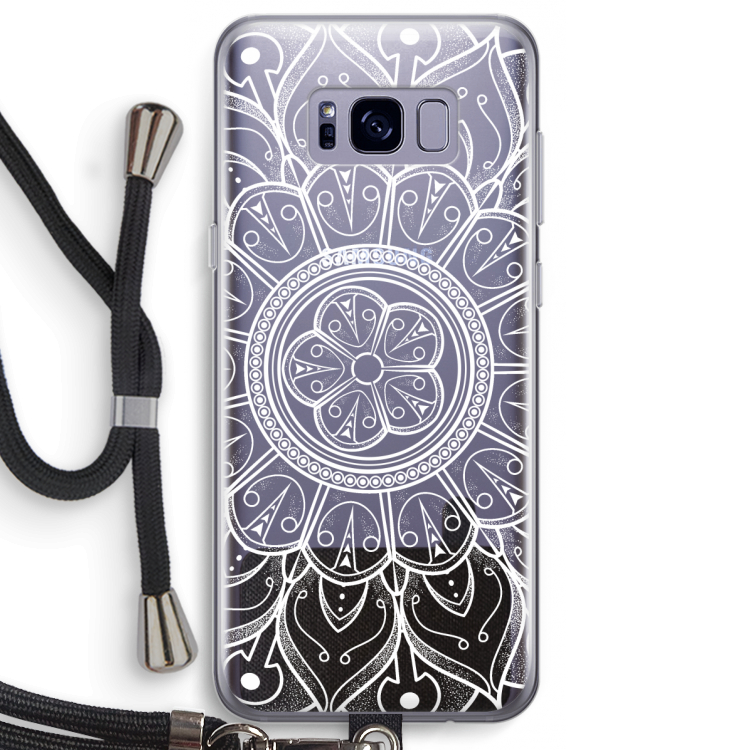 Roses Are Red: Samsung Galaxy S8 Plus Transparant Hoesje met koord