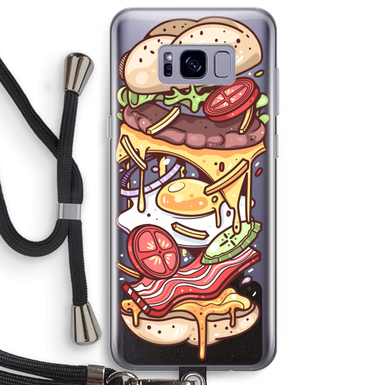 Diet Coke Please: Samsung Galaxy S8 Plus Transparant Hoesje met koord