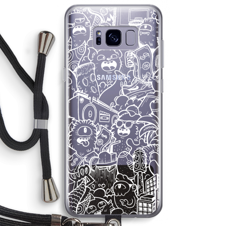Vexx City #2: Samsung Galaxy S8 Plus Transparant Hoesje met koord