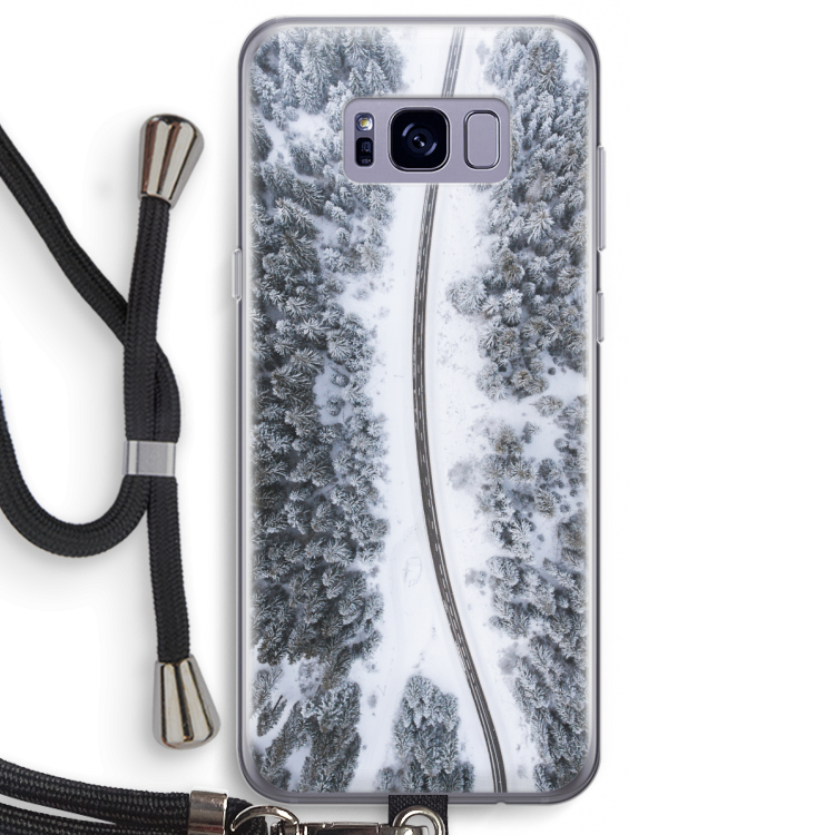 Snøfall: Samsung Galaxy S8 Plus Transparant Hoesje met koord