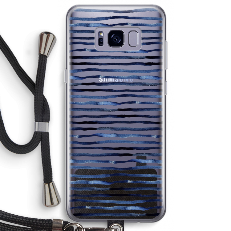 Verrassende lijnen: Samsung Galaxy S8 Plus Transparant Hoesje met koord