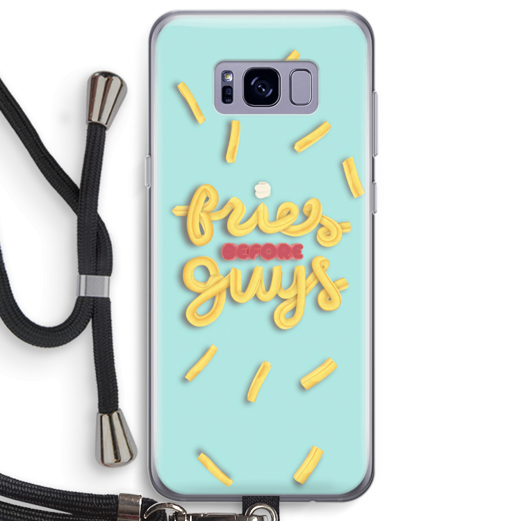 Always fries: Samsung Galaxy S8 Plus Transparant Hoesje met koord