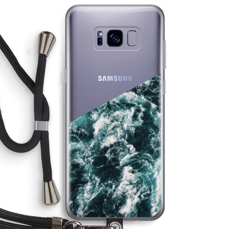 Zee golf: Samsung Galaxy S8 Plus Transparant Hoesje met koord