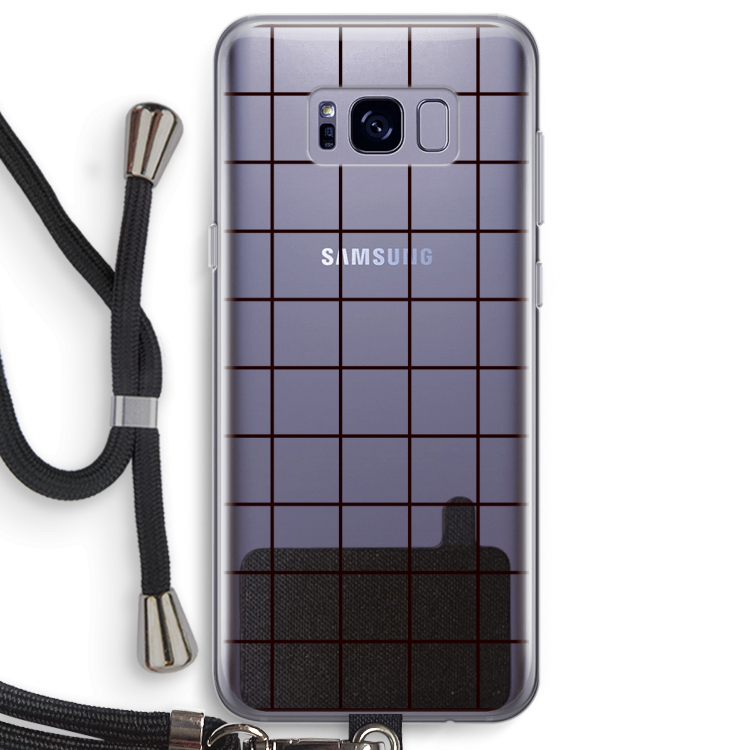 Rooster: Samsung Galaxy S8 Plus Transparant Hoesje met koord