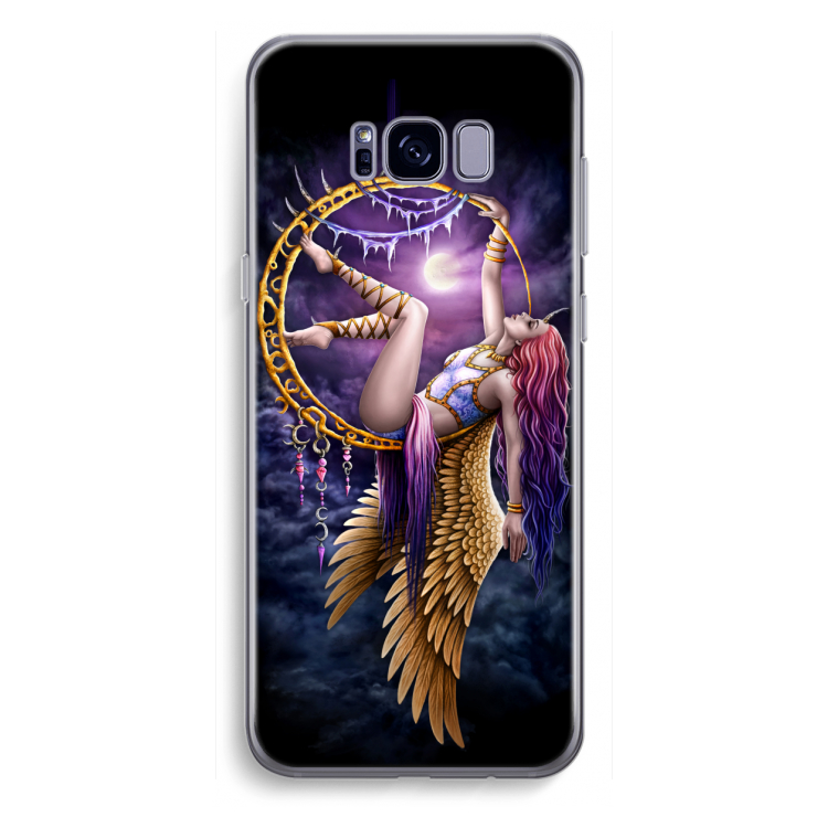 Aerial Angel: Samsung Galaxy S8 Plus Transparant Hoesje
