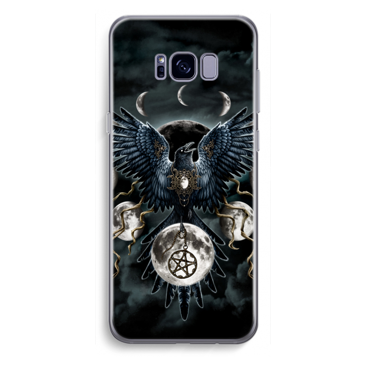 Sinister Wings: Samsung Galaxy S8 Plus Transparant Hoesje