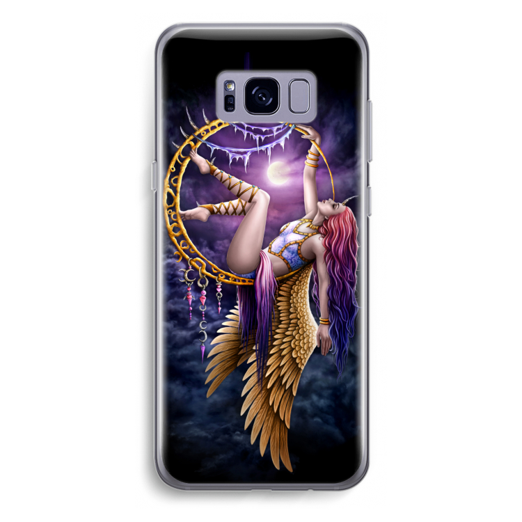 Aerial Angel: Samsung Galaxy S8 Plus Transparant Hoesje