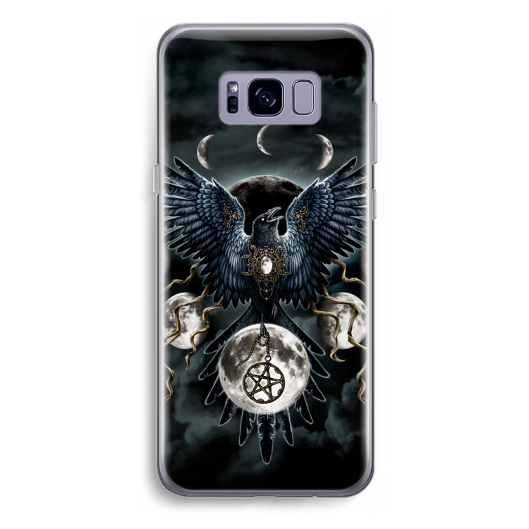 Sinister Wings: Samsung Galaxy S8 Plus Transparant Hoesje