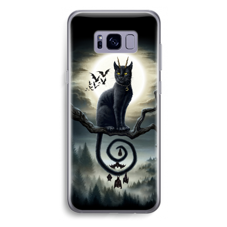 Moonlight Companions: Samsung Galaxy S8 Plus Transparant Hoesje