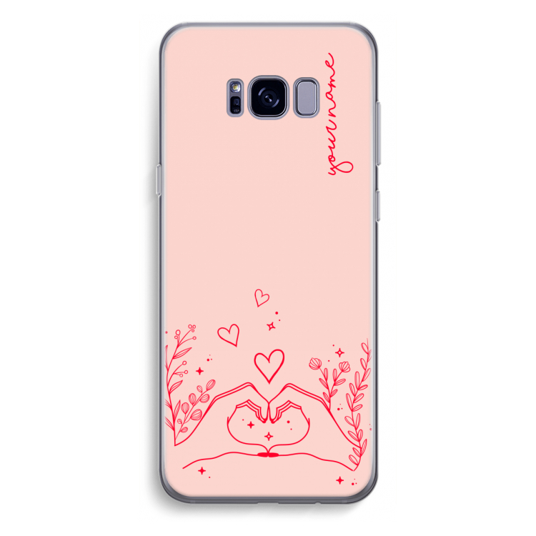 Love is in the air: Samsung Galaxy S8 Plus Transparant Hoesje